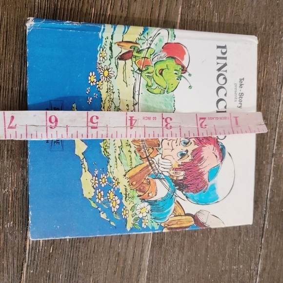Vintage 70s Pinocchio Children's Picture Book - Picture 8 of 9